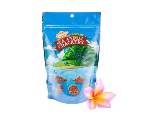 Hawaiian Sea Animal Crackers, Chocolate (1.8oz)