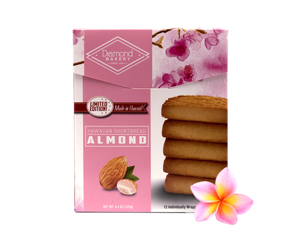 Hawaiian Shortbread Cookies, Almond (4.4oz)