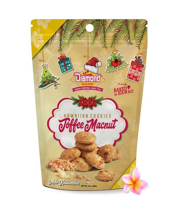 Hawaiian Cookies Holiday Edition, Toffee Macadamia nut (13 oz)