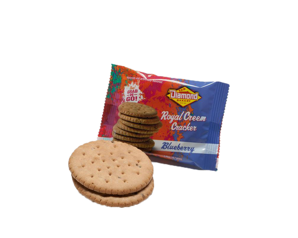 Hawaiian Crackers Grab N' Go Pack,  Blueberry Creems (Individual Product)