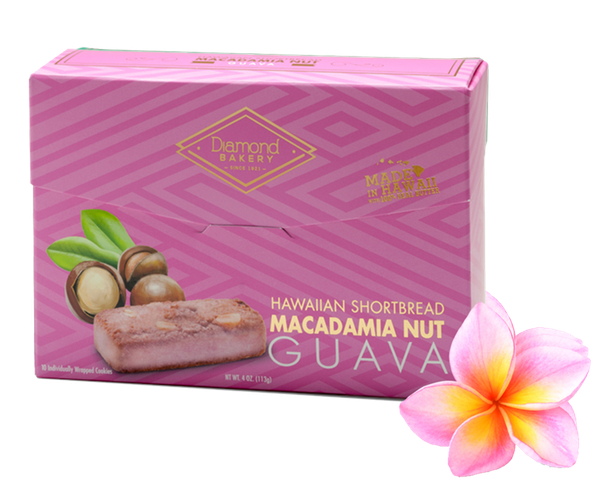 Hawaiian Macadamia Shortbread Cookies, Guava (4.0oz)