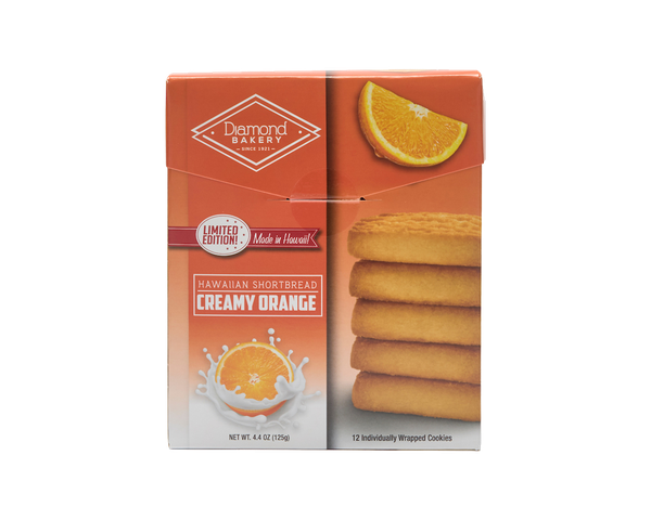 Hawaiian Shortbread Cookies, Creamy Orange (4.4oz)