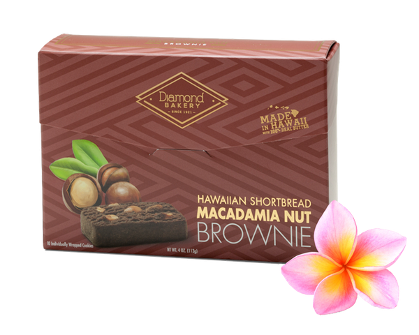 Hawaiian Macadamia Shortbread Cookies, Brownie (4.0oz)