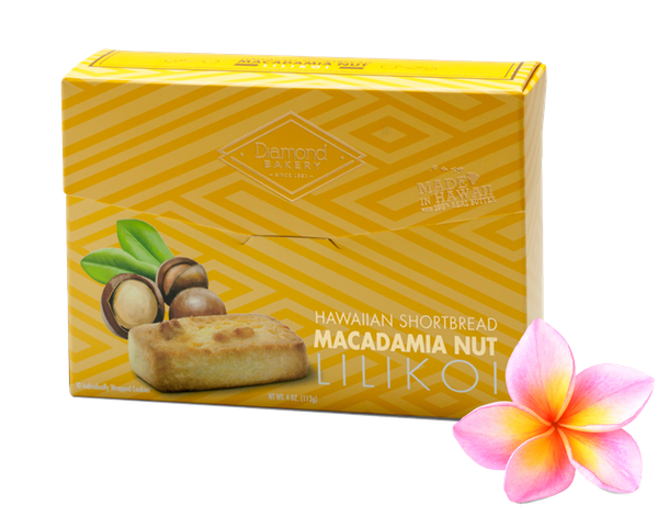 Hawaiian Macadamia Shortbread Cookies, Lilikoi (4.0oz)