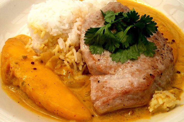 Image of Sri Lanka Luncheon Ahi-Mango-Curry at Palamanui