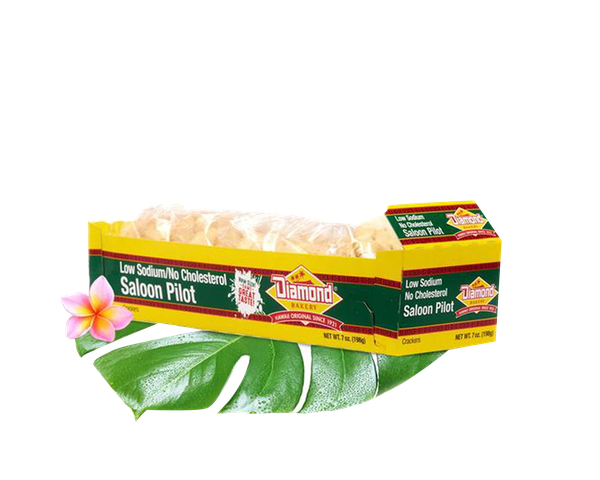 Hawaiian Saloon Pilot Crackers, Low Sodium/No Cholesterol, New Handy Size (7oz)