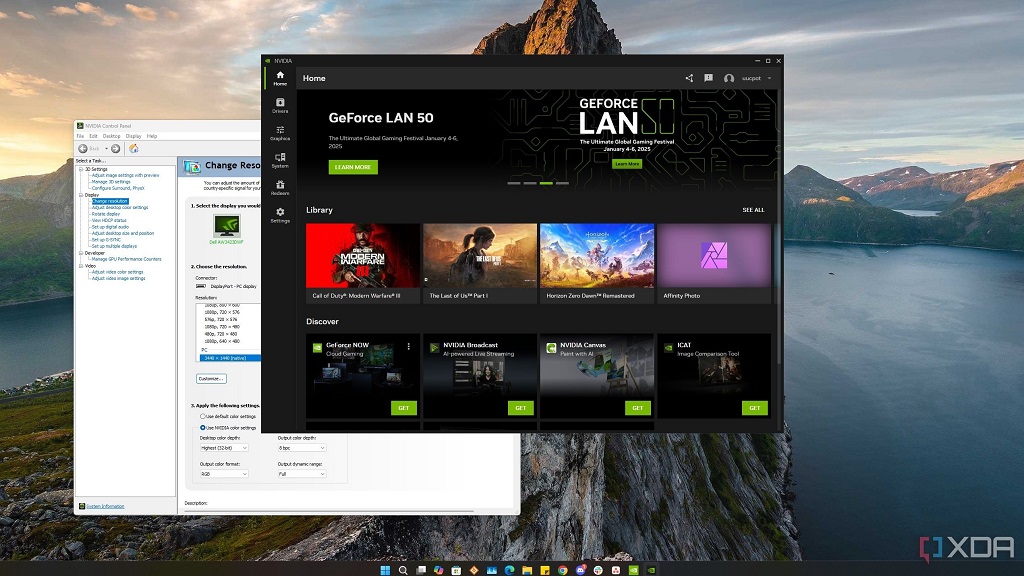 Does the NVIDIA Control Panel work with AMD CPUs