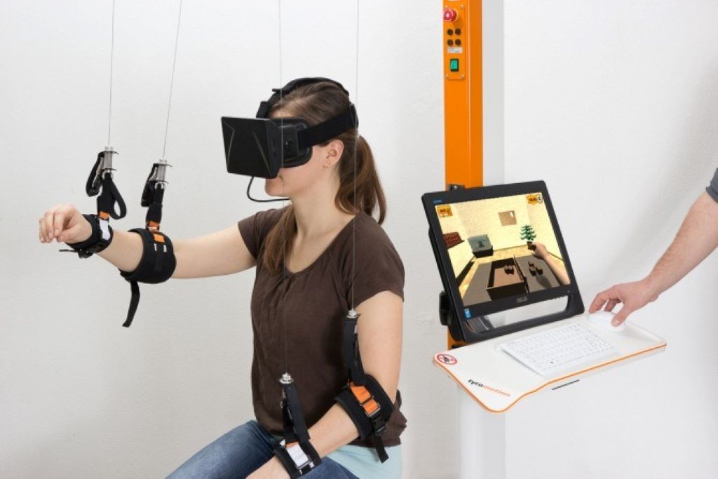 AI-powered virtual rehabilitation session for patient recovery