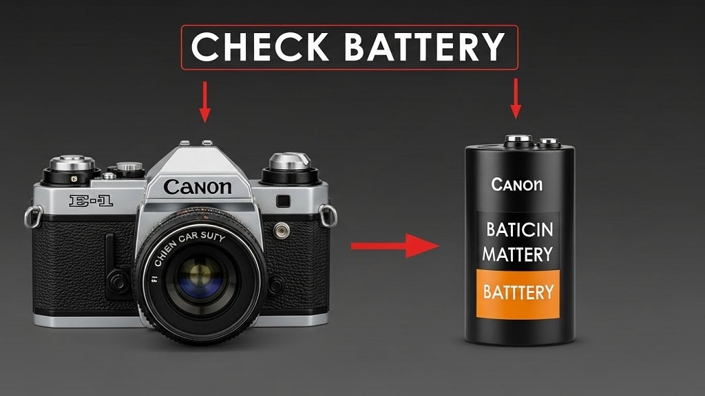 What battery does the Canon AE-1 use
