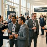 CIOs networking at an Orlando technology leadership conference