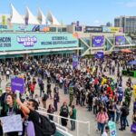TwitchCon San Diego 2026 at the San Diego Convention Center with crowds of fans and streamers